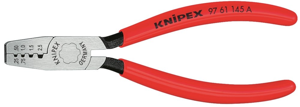 Knipex Kp-9761145a Adereindhulstang met Voorinvoering 145 mm