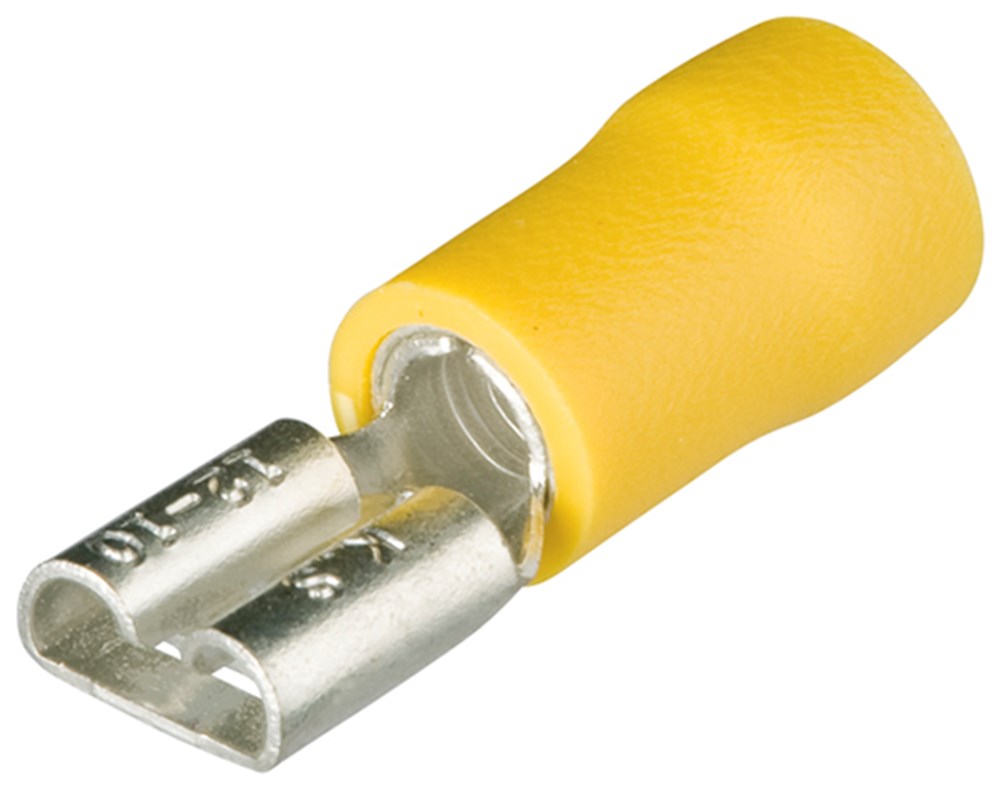 Knipex Steekhuls plat geel 4,0-6,0 mm, 100 st. - 97 99 022 - 9799022