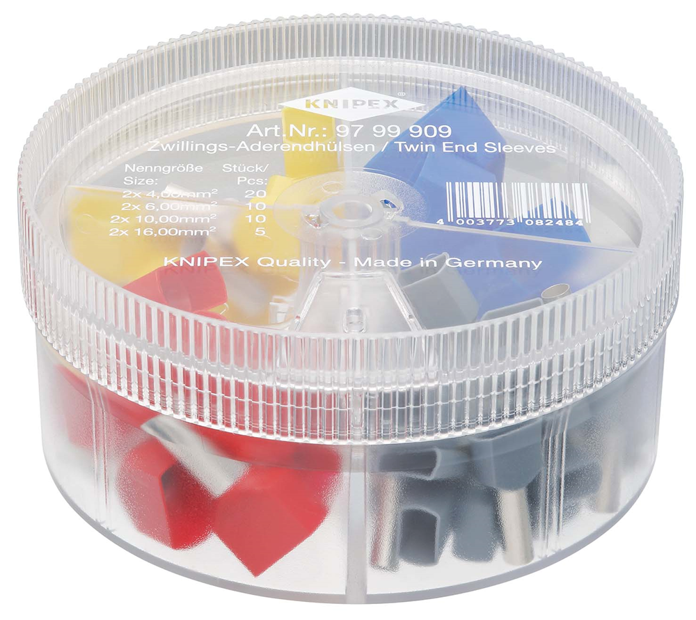 Knipex Assortimentsboxen Met Afgestripte Adereindhulzen | 4-Delig - 97 99 909