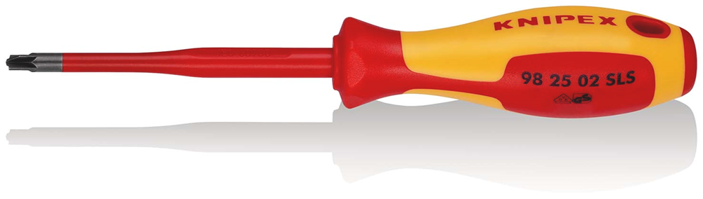 Knipex Schroevendraaier (Slim) PlusMinus Pozidriv® | Geïsoleerde meercomponenten-greep | VDE-gekeurd - 98 25 02 SLS