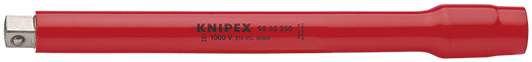 Knipex Verlengstuk met binnen- / buitenvierkant 3/8" 250 mm - 9835250
