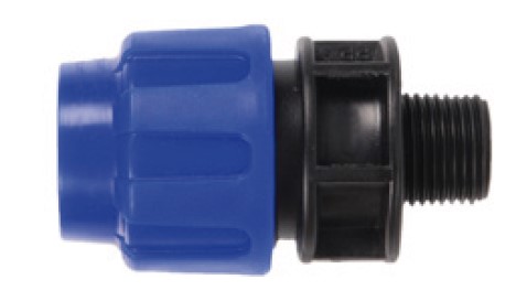 Kirchhoff PP overgangsstuk 25 mm x 3 4"ET klemkoppeling voor HDPE 984842217