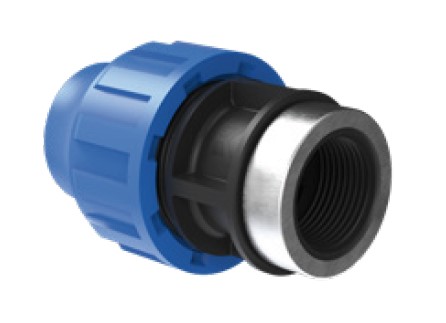 Kirchhoff PP overgangsstuk 20 mm x 1 2"IT klemkoppeling voor HDPE 984843117