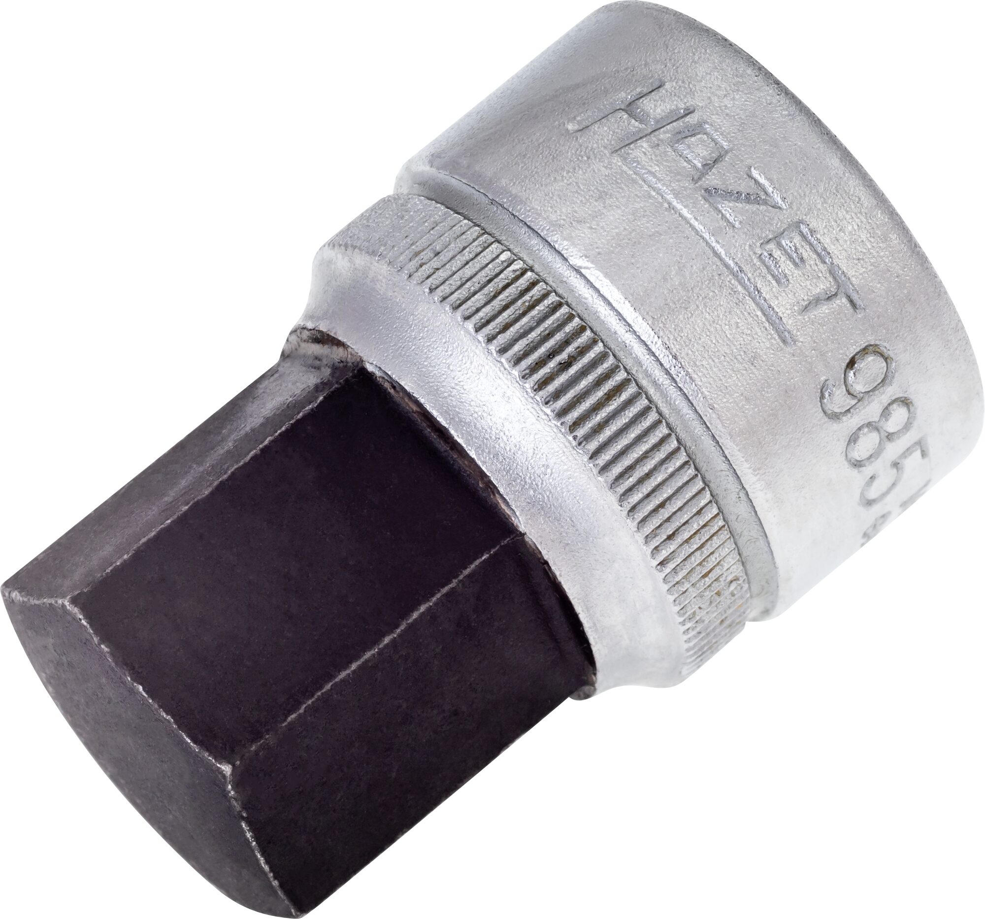 HAZET Dopsleutelbit 985-19 · 1/2 inch (12,5 mm) vierkant hol · Binnen-zeskant-profiel · SW 19 mm