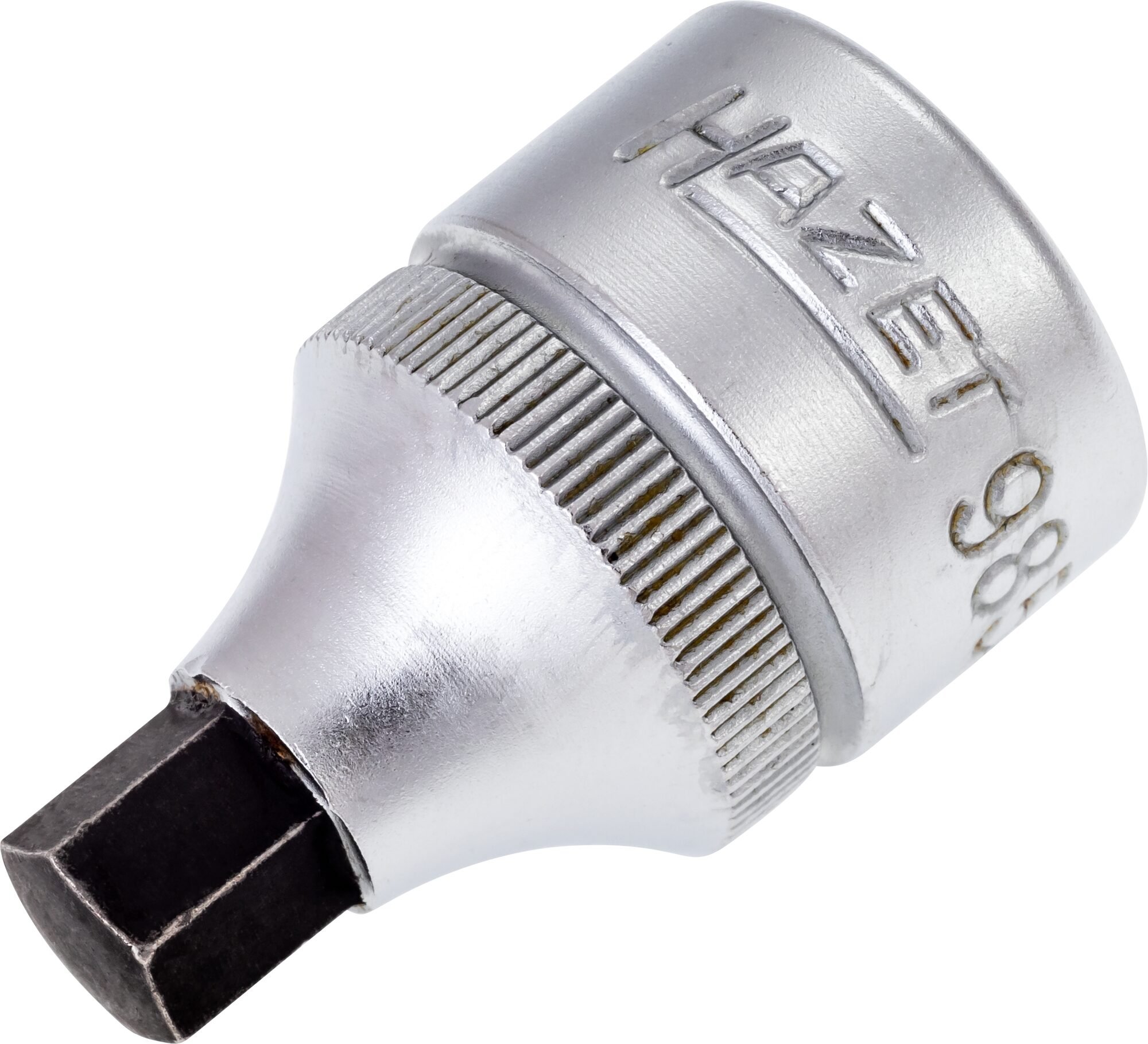 HAZET Dopsleutelbit 985-8 · 1/2 inch (12,5 mm) vierkant hol · Binnen-zeskant-profiel · SW 8 mm