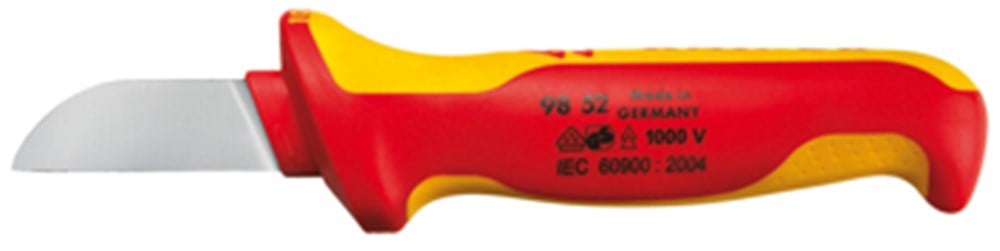 Knipex Kabelmes recht 180 mm VDE - 9852SB