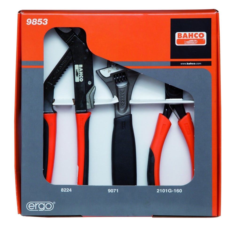 Bahco tangenset ergo 3 delig | 9853