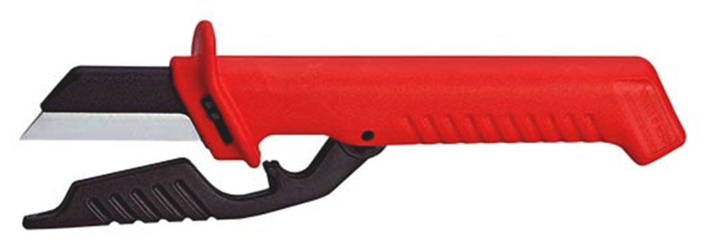 Knipex Kabelmes met verwisselbaar lemmet | Lengte 190 mm | Zelfbedieningskaart/blister - 98 56 SB