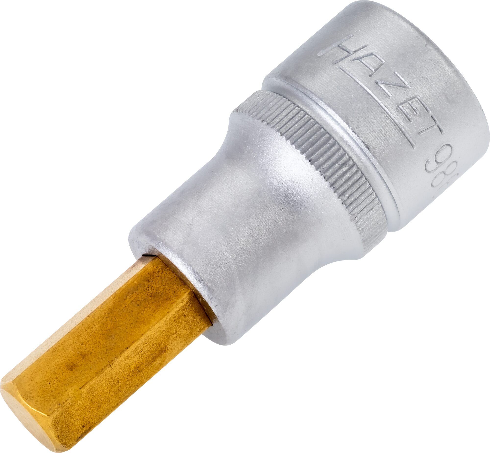 HAZET Dopsleutelbit 986-10 · 1/2 inch (12,5 mm) vierkant hol · Binnen-zeskant-profiel · SW 10 mm