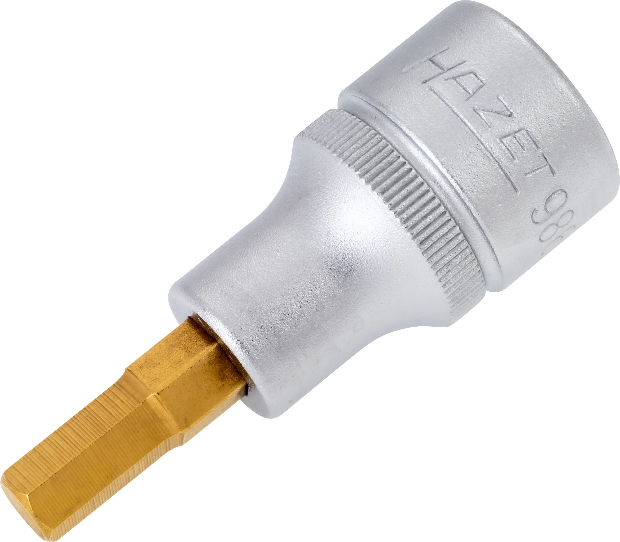 HAZET Dopsleutelbit 986-7 · 1/2 inch (12,5 mm) vierkant hol · Binnen-zeskant-profiel · SW 7 mm