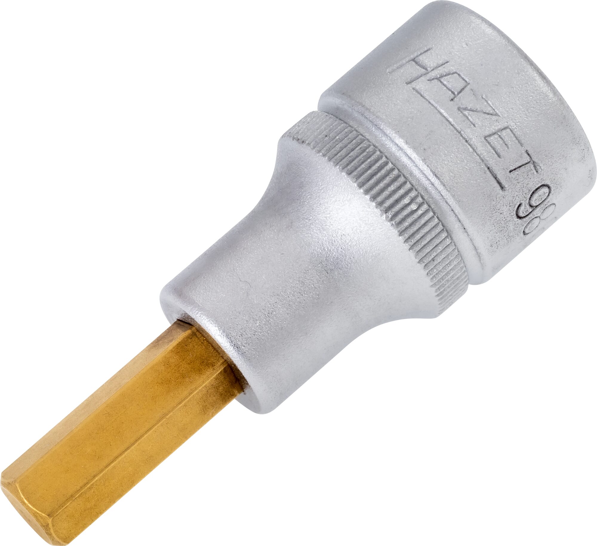 HAZET Dopsleutelbit 986-8 · 1/2 inch (12,5 mm) vierkant hol · Binnen-zeskant-profiel · SW 8 mm