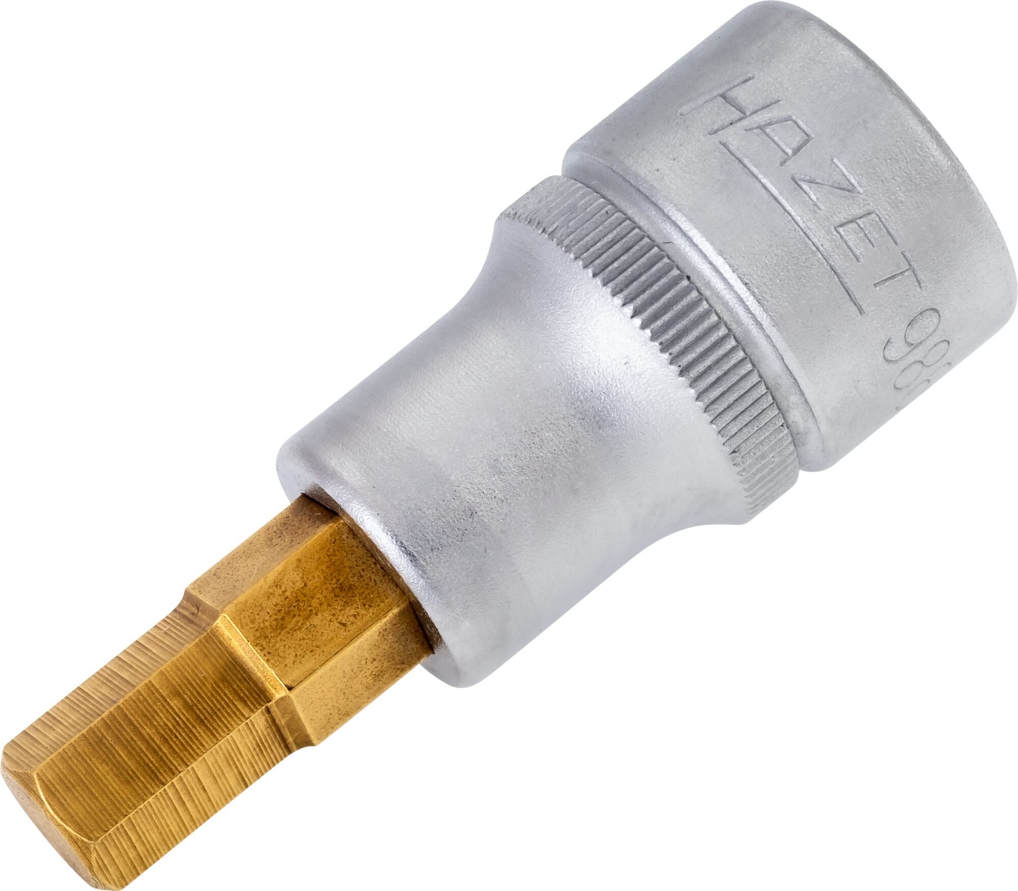 HAZET Remzadel dopsleutelbit 986-9 · 1/2 inch (12,5 mm) vierkant hol · Binnen-zeskant-profiel · SW 9 mm