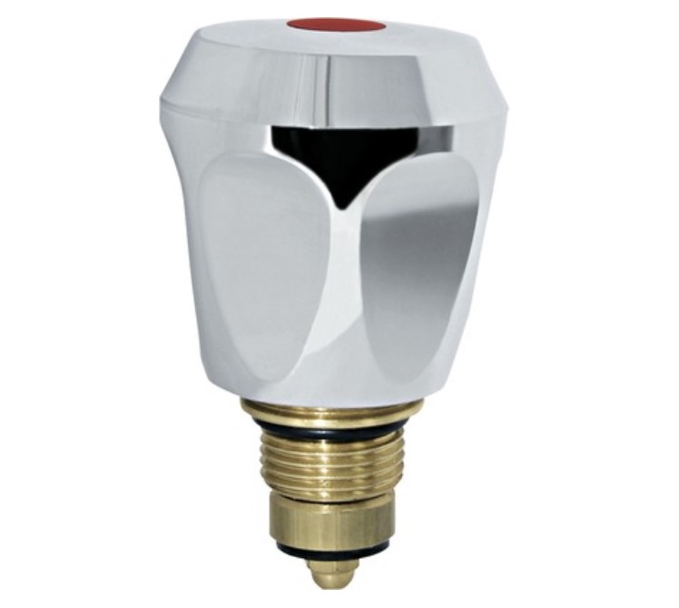 Kirchhoff Kraangreep, chroom, 1/2", met bovenste deel, rood gemarkeerd - 986151948