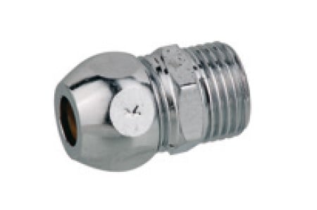 Kirchhoff Messing nippelfitting chroom 1 2"ET x 10 mm 986279948