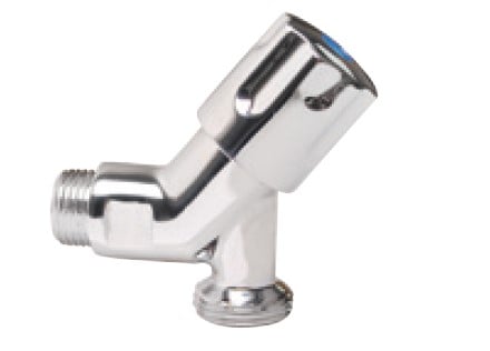 Kirchhoff Apparaat-aansluitende wandkraan kort, 1/2"ET x 3/4"ET, met terugslagklep - 986300148