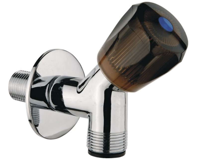 Kirchhoff Wandventiel met aansluiting voor CH-apparaat 1 2"ET x 3 4"ET voor rozet met acrylgreep 986304155