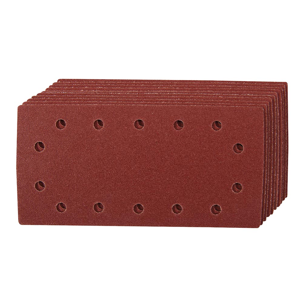 Silverline 115 x 230 mm geperforeerde klittenband schuurvellen, 10 pak 60 korrelmaat