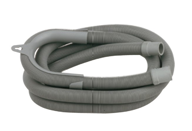 Kirchhoff Wasmachine spiraalafvoerslang met ophanging, 3 m, voor 3/4"mondstuk binnen-ø: 19 mm/22 mm - 98667340