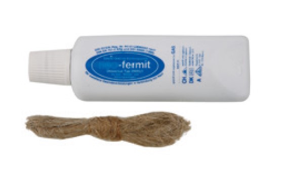 Kirchhoff Schroefdraadafdichtingsset hennep, 7 g en Neo-FERMIT, 40 g - 98671391