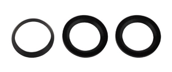 Kirchhoff Assortiment sifon afdichtingen voor wastafel 1 4" x 32 mm (3x) 98696110