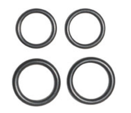Kirchhoff O-ring-Sortiment, rubber, 9 x 14 x 2,5/14 x 19 x 2,5 mm, voor draaibare uitloop 1/2" 3/4" (2x2) - 98696380
