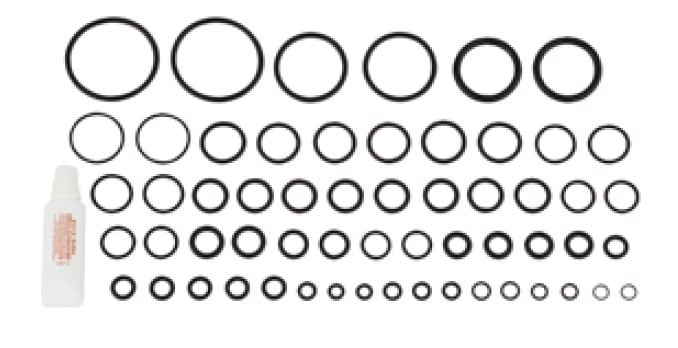 Kirchhoff O-ring-assortiment, rubber, met kraanvet 7 g (58x) - 98696430