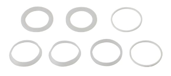 Kirchhoff Assortiment sifonafdichtingen siliconen 1 2" x 40 mm voor spoelbak (7x) 98696910