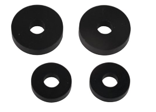 Kirchhoff Klepschijfpakking, rubber, 5 x 17 x 4/5 x 13 x 3 mm, voor GROHE-bovenste deel 3/8" 1/2" (2x2) - 98696940