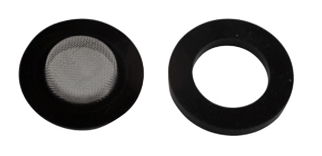 Kirchhoff Schroefafdichting rubber 14 5 x 26 x 3 16 x 26 5 x 3 mm met zeef voor toevoerslang 3 4" (2x) 98697150