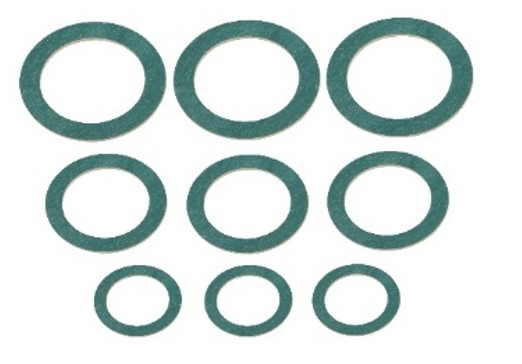 Kirchhoff Schroefafdichting HD-vezel 10 x 15 x 2 11 x 18 x 2 15 x 24 x 2 mm voor 3 8" 1 2" 3 4" (3x3) 98697240