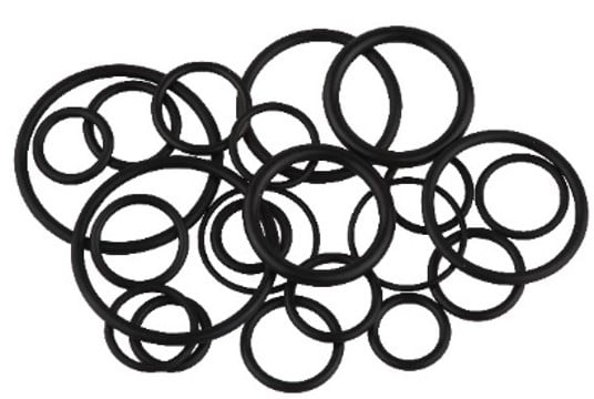 Kirchhoff O-ring-assortiment, rubber, diverse maten (22x) - 98697290