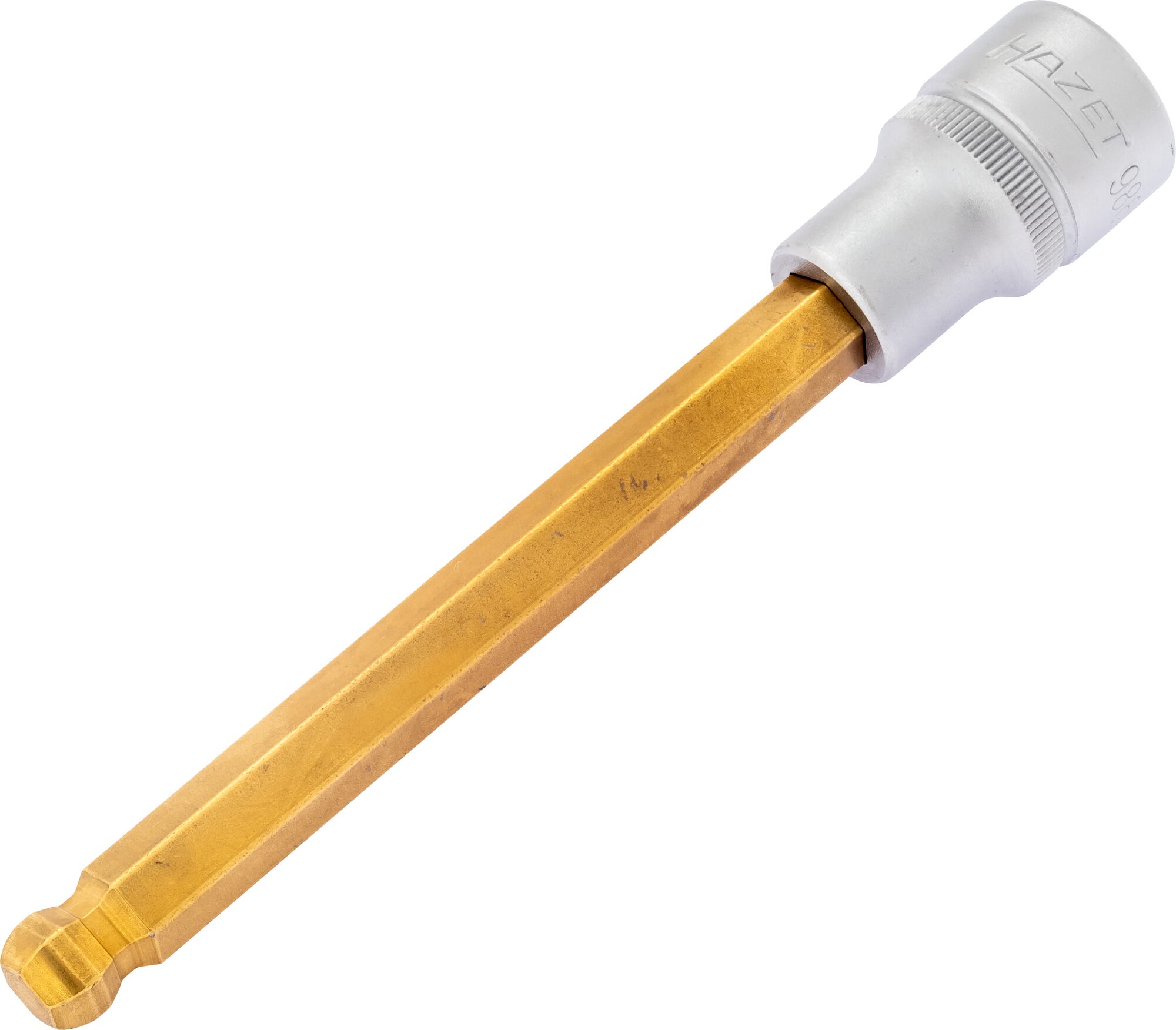 HAZET Dopsleutelbit 986KK-10 · 1/2 inch (12,5 mm) vierkant hol · Binnen-zeskant-profiel · SW 10 mm