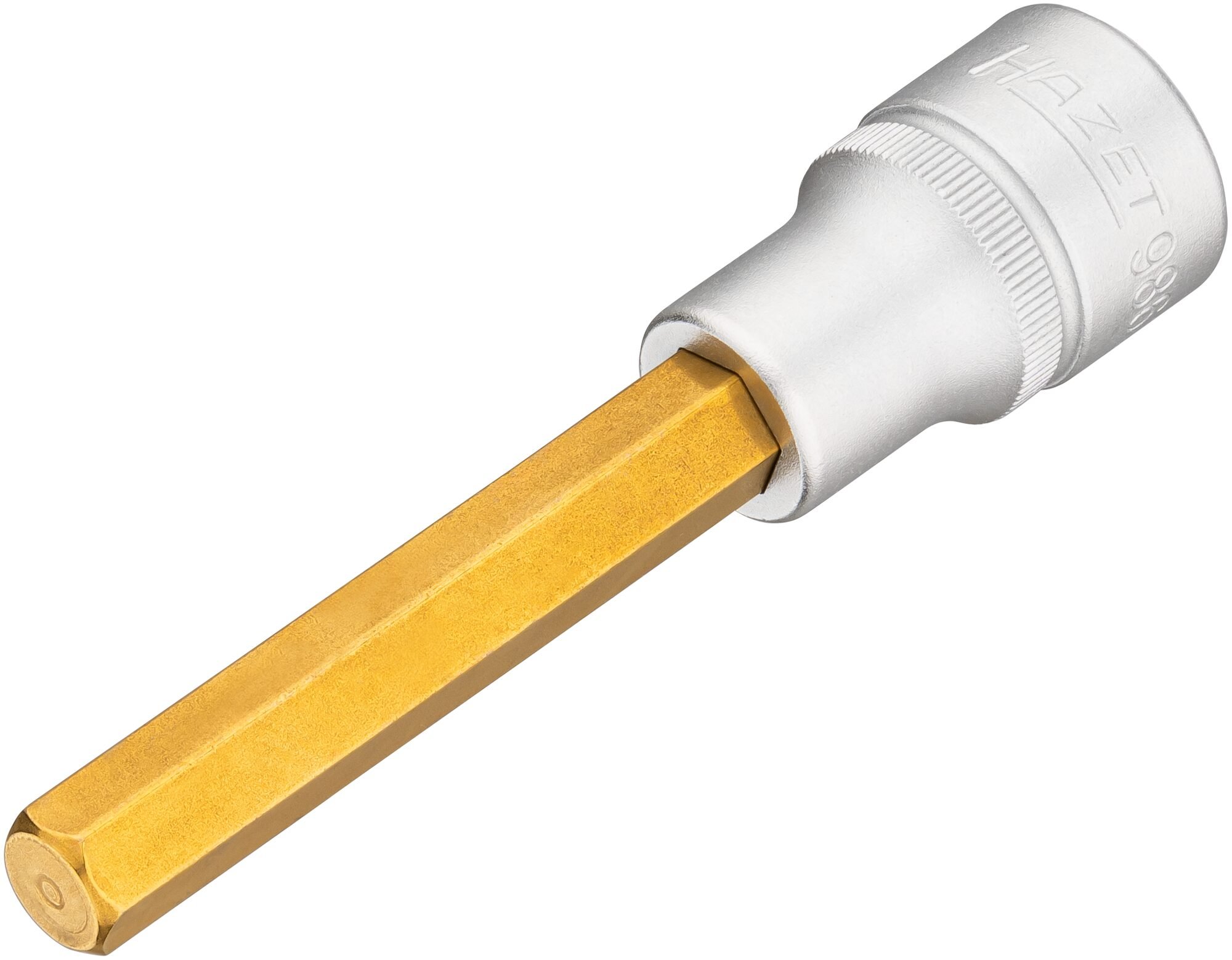 HAZET Dopsleutelbit 986L-10 · 1/2 inch (12,5 mm) vierkant hol · Binnen-zeskant-profiel · SW 10 mm