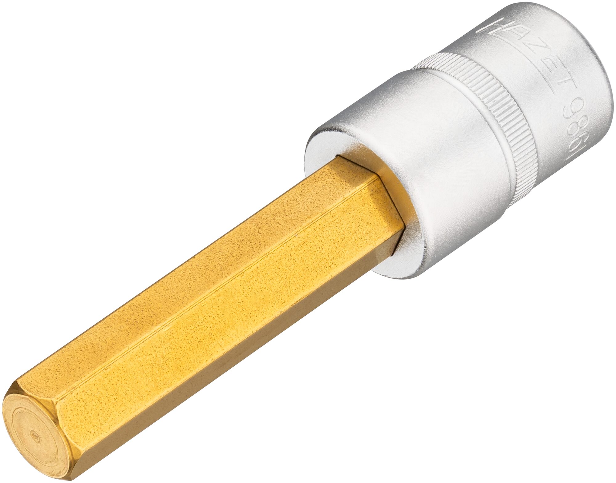 HAZET Dopsleutelbit 986L-14 · 1/2 inch (12,5 mm) vierkant hol · Binnen-zeskant-profiel · SW 14 mm