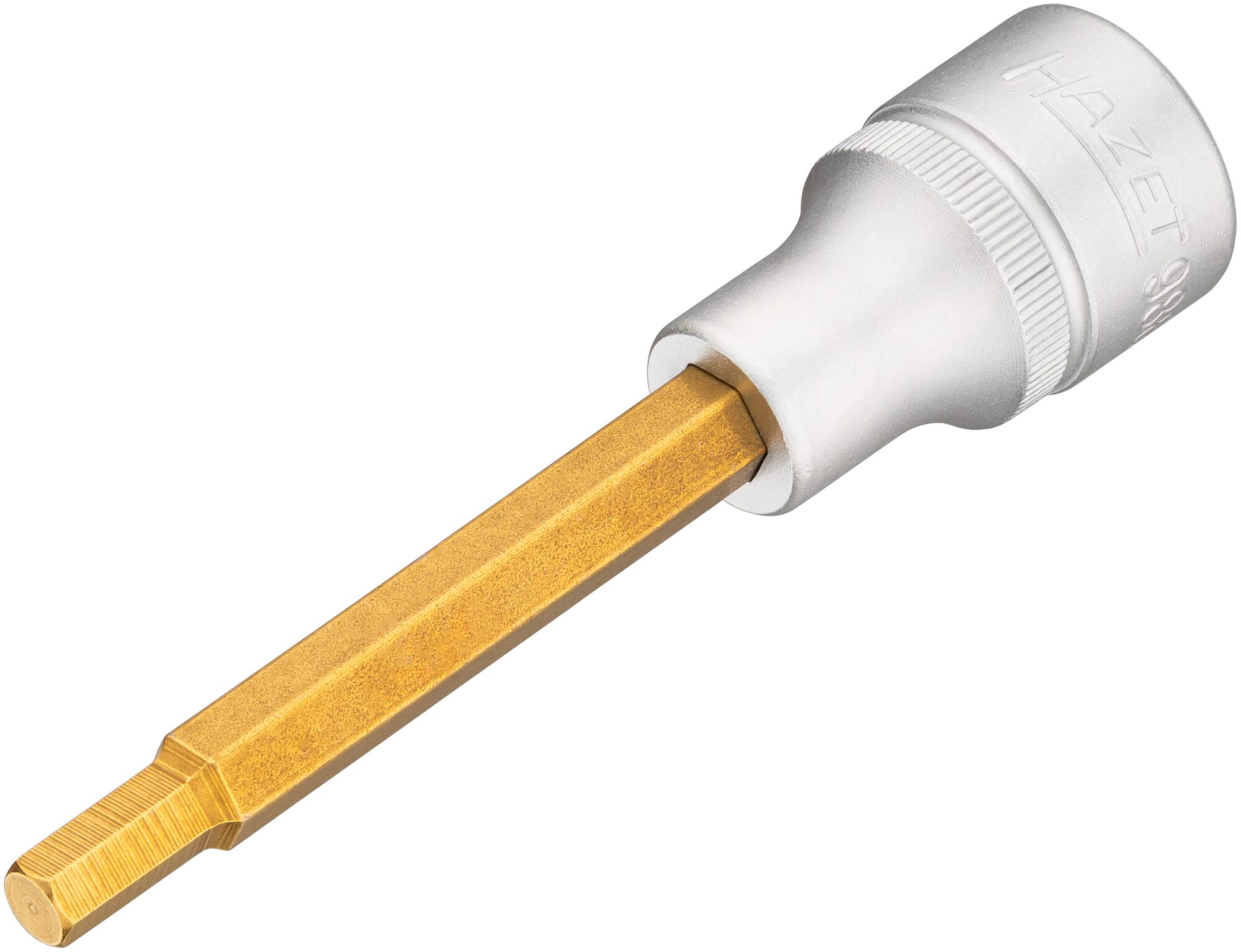 HAZET Dopsleutelbit 986L-6 · 1/2 inch (12,5 mm) vierkant hol · Binnen-zeskant-profiel · SW 6 mm