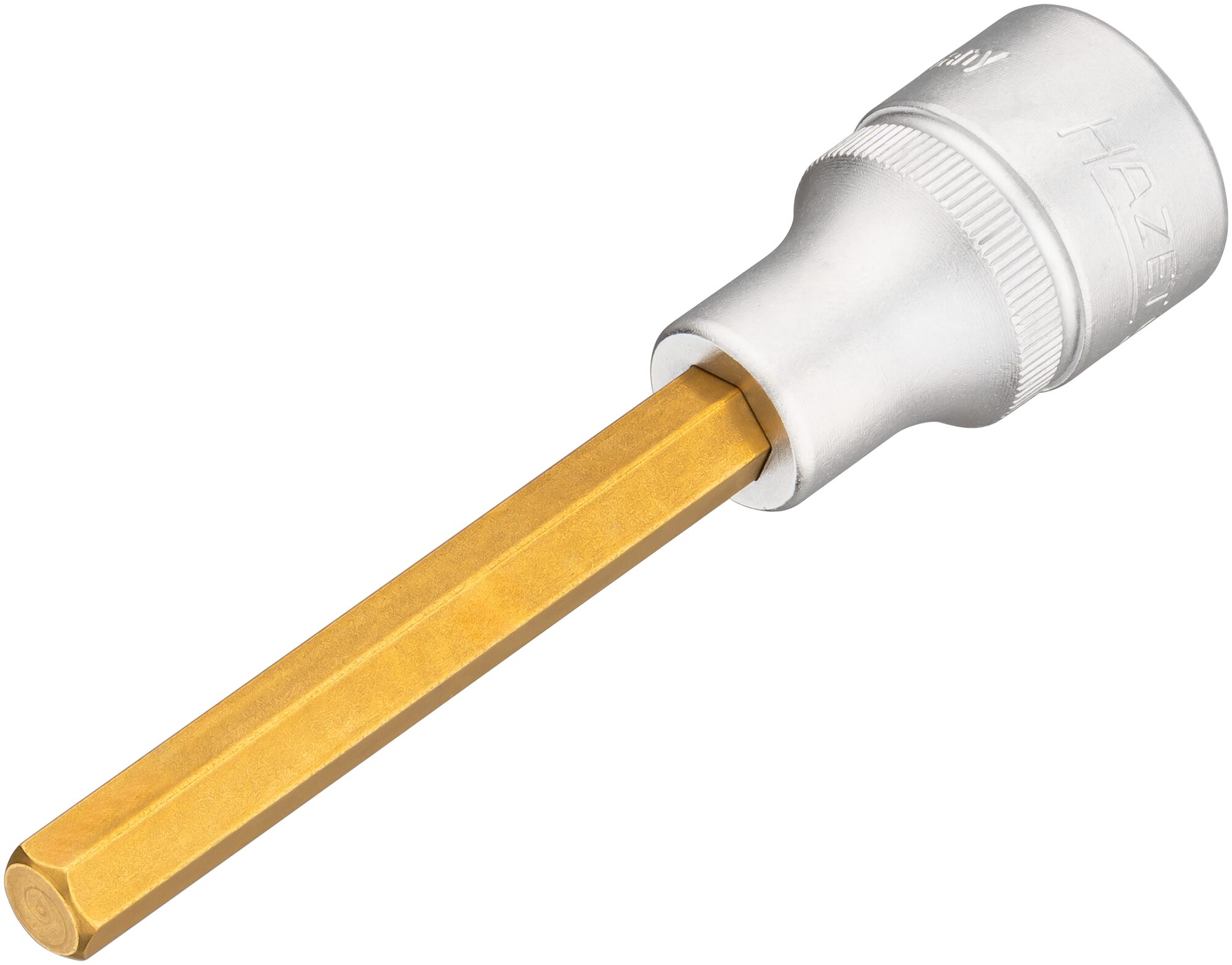 HAZET Dopsleutelbit 986L-8 · 1/2 inch (12,5 mm) vierkant hol · Binnen-zeskant-profiel · SW 8 mm