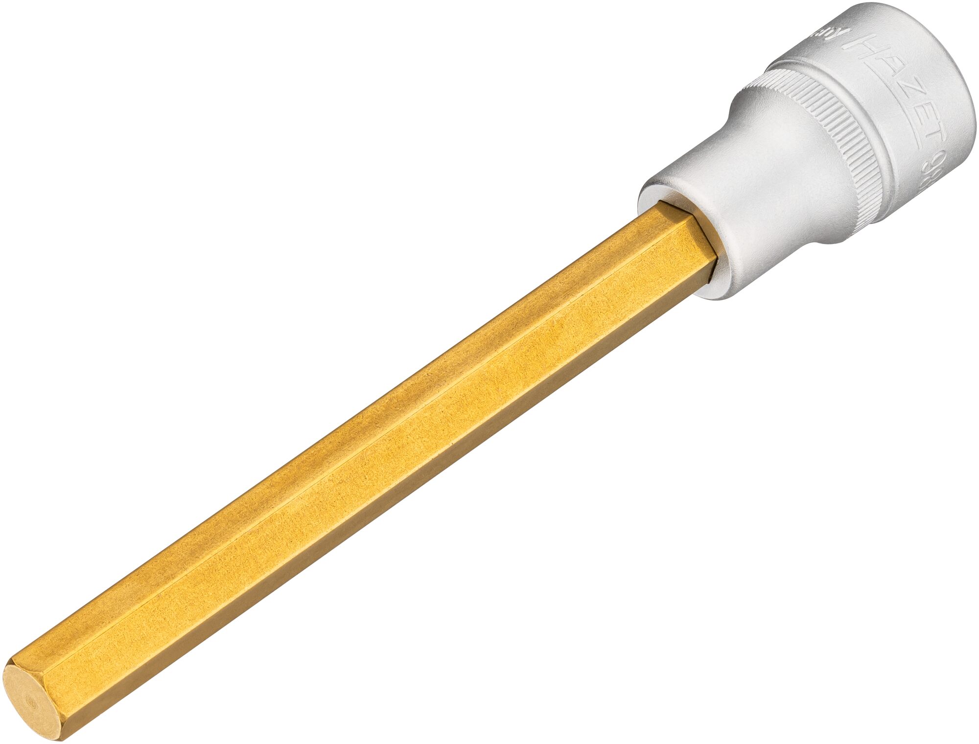 HAZET Dopsleutelbit 986SL-10 · 1/2 inch (12,5 mm) vierkant hol · Binnen-zeskant-profiel · SW 10 mm