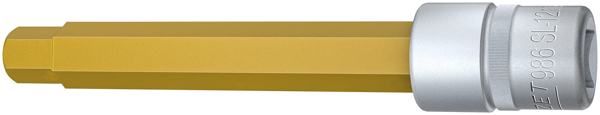 HAZET Dopsleutelbit 986SL-12 · 1/2 inch (12,5 mm) vierkant hol · Binnen-zeskant-profiel · SW 12 mm