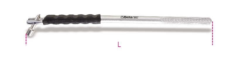 Beta Ventiel trekker met rubber bescherming 987 - 009870001