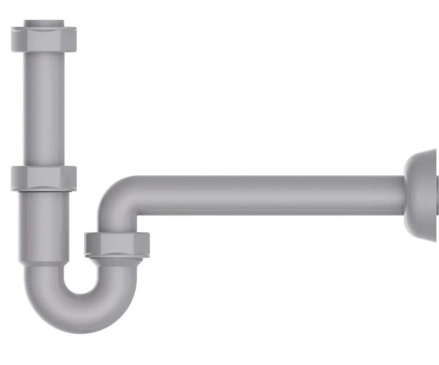 Kirchhoff ECO-SAVE kunststof sifon grijs 1 4" x 32 mm 98801049