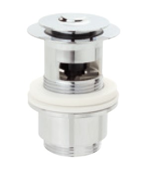 Kirchhoff DAV-2WK aftapkraan, chroom, 1 1/4" x 65 mm - 98807320
