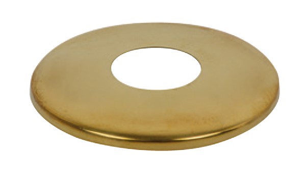 Kirchhoff Messing kraanafdekplaat, gepolijst, 1/2" x 60 mm x 5 mm - 98813224
