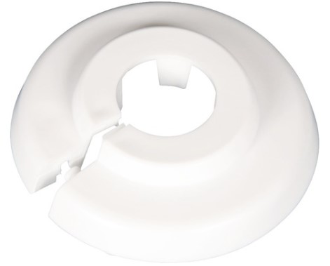 Kirchhoff Afdekplaat PP radiateur, wit, 15 x 10 mm, voor 1/4" (1x) - 988236048