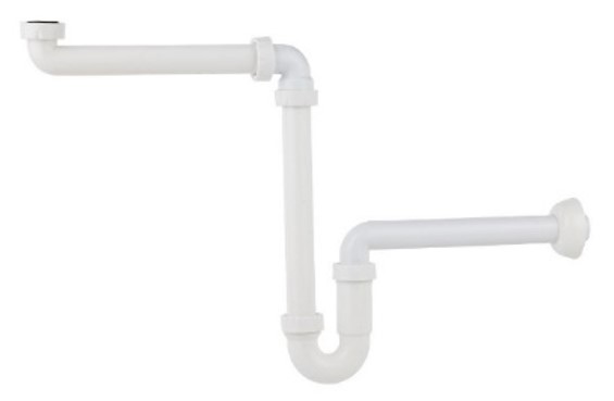 Kirchhoff Polypropyleen ruimtebesparende sifon voor wastafel 1 4" x 32 mm 98833518