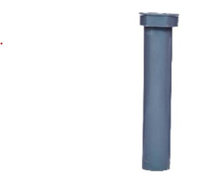 Kirchhoff ECO-SAVE kunststof dompelbuis grijs 1 2"ER x 200 mm voor DN40 mm sifon 98837249