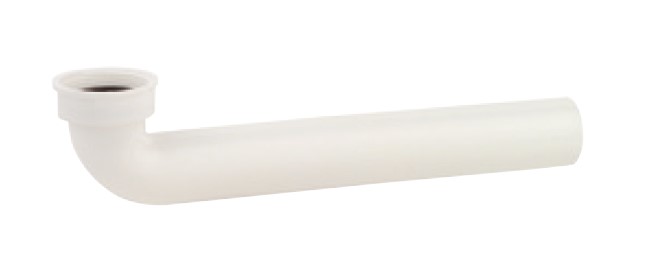 Kirchhoff Kunststof uitlaatbocht wit 1 2"ER x 235 mm x 40 mm 98837448