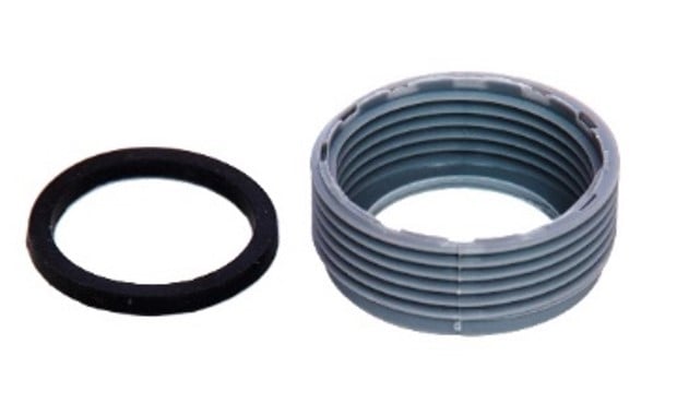 Kirchhoff ECO-SAVE kunststof reduceerring voor sifon grijs 1 2" ET x 1 4" IT 988376049