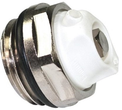Kirchhoff Blindplug, vernikkeld, 1/2" - 988557055