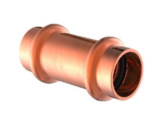 Kirchhoff Koperen glijhuls blank 15 mm 2 sockets (P5270S) 988616755