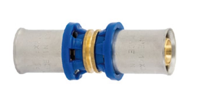 Kirchhoff Messing aansluitstuk blank 26 mm perskoppeling voor meerlagenbuis 988710355